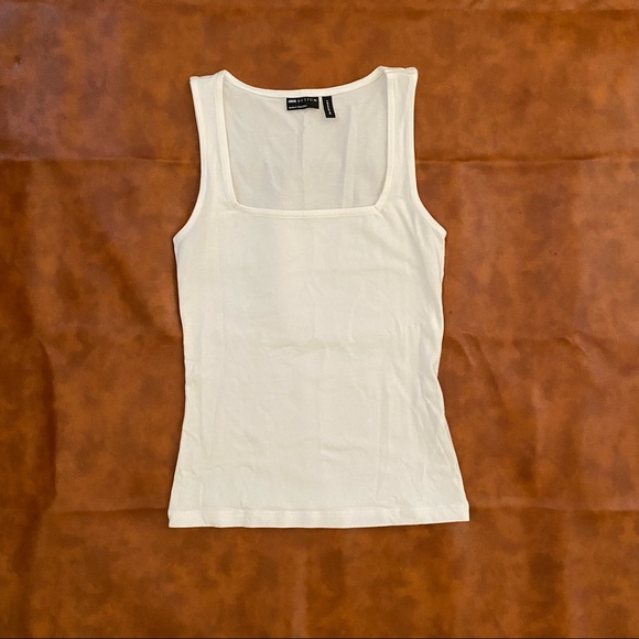 ASOS DESIGN tank with square neck - White - US 2 - Picture 5 of 8